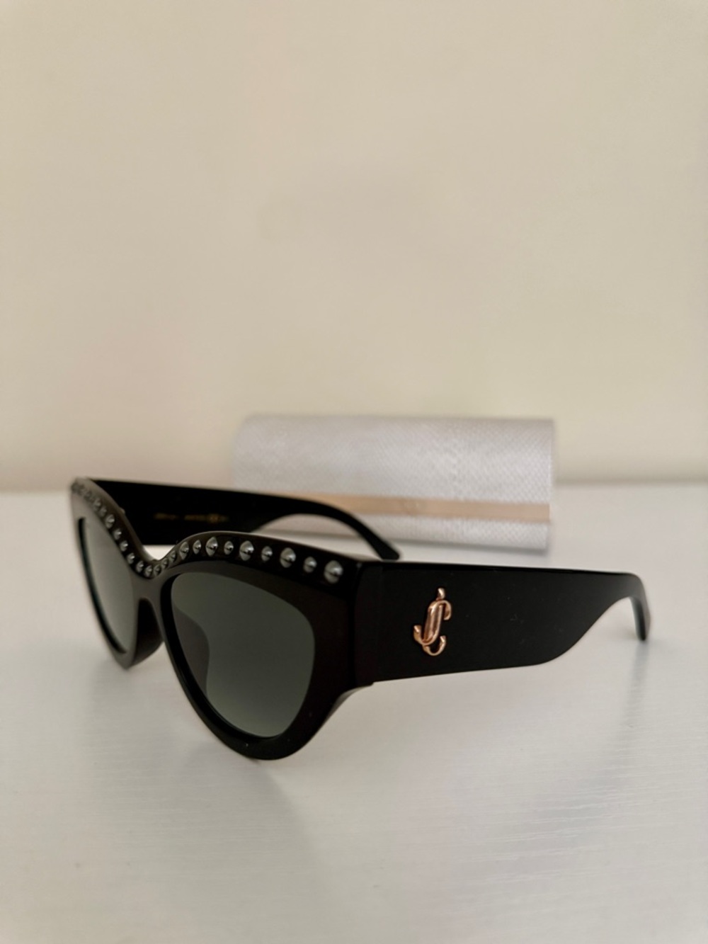 Jimmy Choo Women's Sonja/G/S 55Mm Sunglasses Women's Black